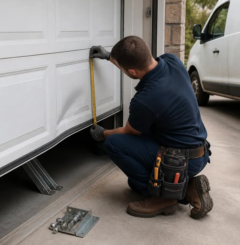 Bent Garage Door Tracks: Why Falcon Winters Make Them Worse — Falcon Garage Door, Falcon, CO